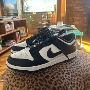 Nike Black and White Low-Top Sneakers
